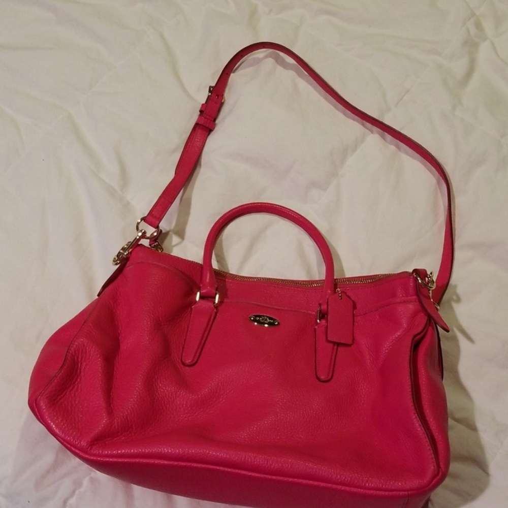 Hot Pink Coach Purse